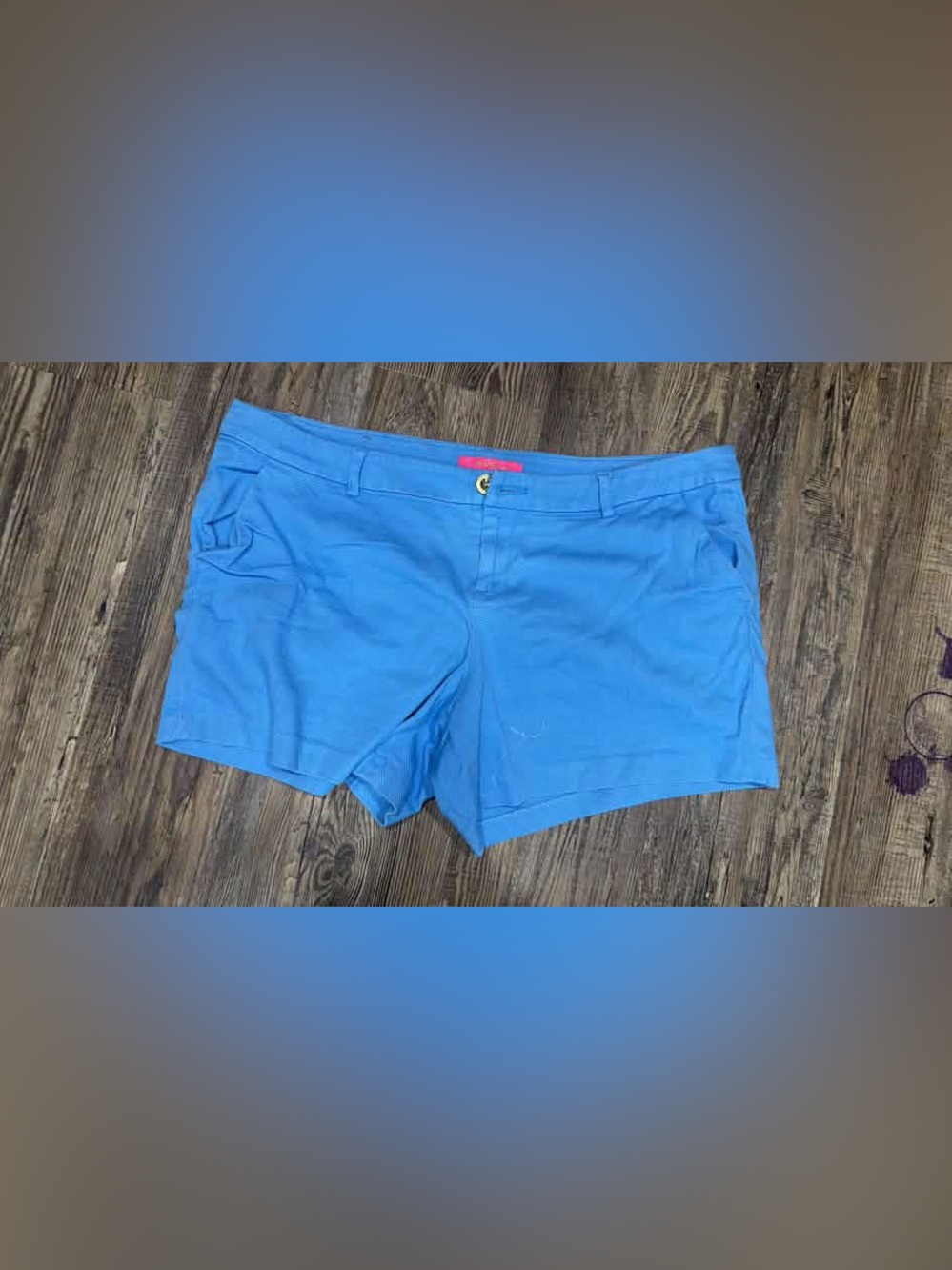 Women’s Lilly Pulitzer Classic Blue Cotton Shorts